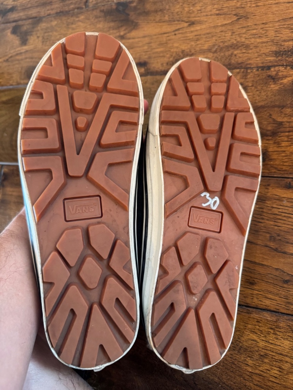 Vans Black Suede Slip-On Fur Lined Mules Size 8.5 Men - Picture 5 of 6